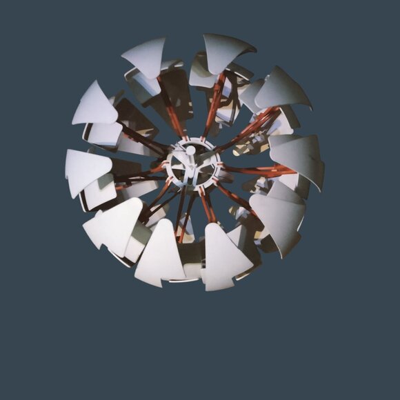 Ikea White Globe Pendant Lamp  Geometric Puzzle Design PS 2014 Like Death Star - Picture 5 of 11